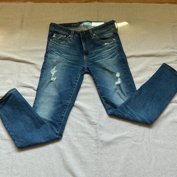 AG prima crop jeans denim mid rise 25 - Picture 2 of 7